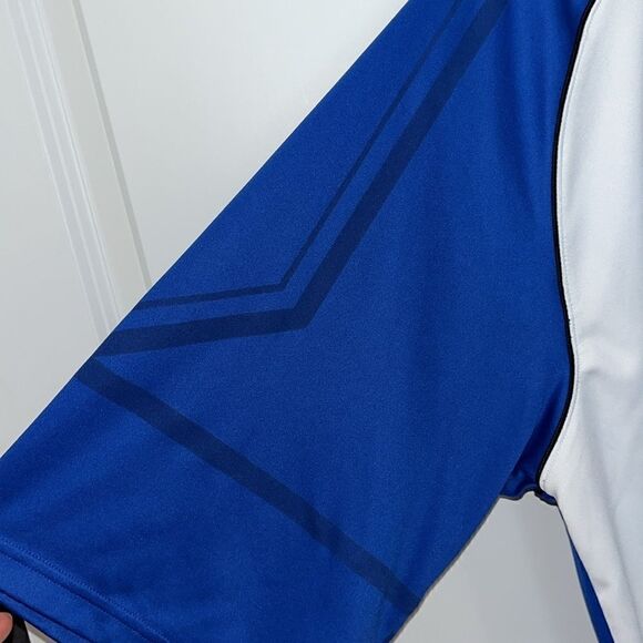 Long Nike Duke Blue Devils Team Issue Sewn 1/4 zipper 2010 warmup shooter jersey - Picture 11 of 13